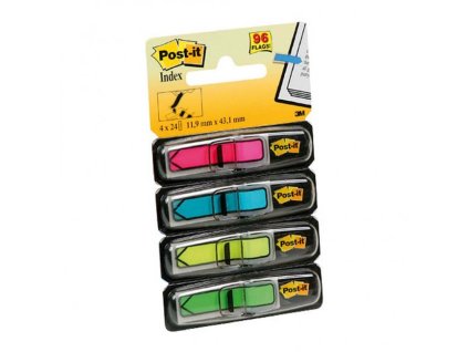Post-it index šípky neónové, 11,9 x 43,1 mm