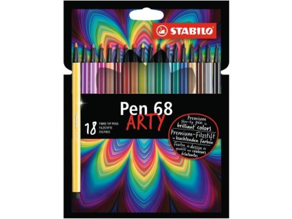 Sada popisovačov STABILO Pen 68/18S `ARTY`