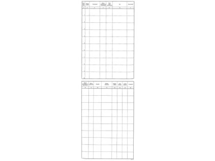 Registratúrny denník, tvrdá väzba, A4, 96 listov