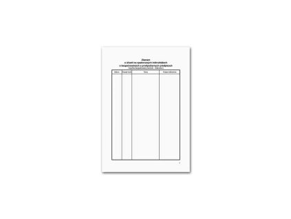 Zápisník bezpečnosti práce, A5, 48 hárkov