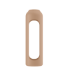 Silikonový obal Wessper na skleněnou láhev 1000 ml, tmavě béžová