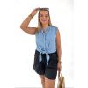 Denim tílko s uzlíkem Deborah