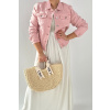 Džínová bunda Dusty Pink