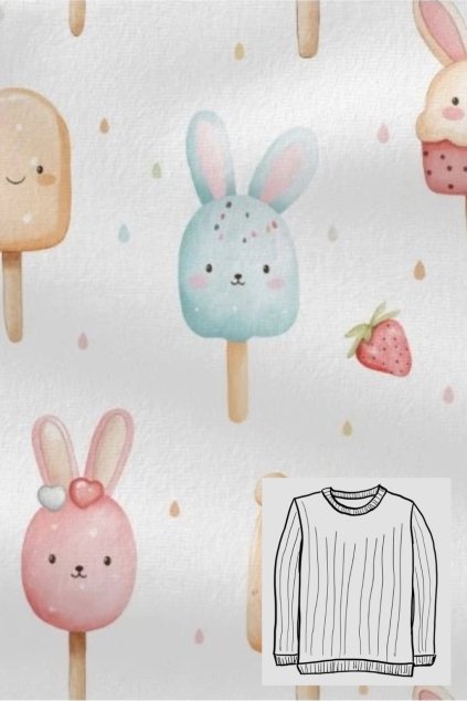 Tričko ,,Zmrzlinky,, - krátký/dlouhý rikáv