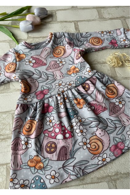 Šatičky ,,Šnečci,, - krátký/dlouhý rukáv