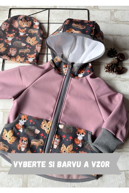 Navrhni si svou softshellovou bundičku s fleecem podle svých představ