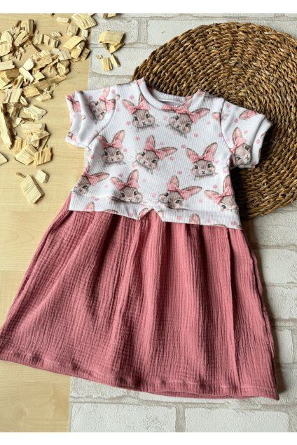 Šatičky ,,Králíčci,, - velikost 86