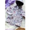 Rostoucí softshellová bundička s fleecem ,,Květinová louka,, - velikost 98/104