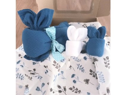Dárková sada modrý zajíc