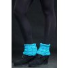 Návleky na nohy tyrkysové