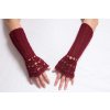 Návleky na ruky bordó