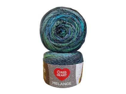 red heart melange modrá (1)