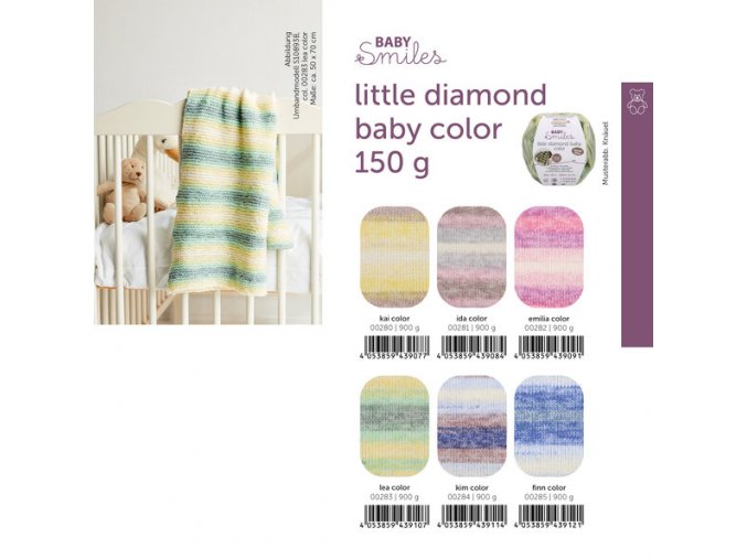 little diamond color baby kojenecka alryl