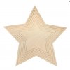dřevěné hvězdy