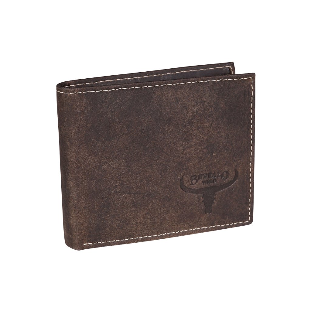 Malá pánská peněženka Buffalo Wild RM-05-HBW/7819 hnědá | Baag.cz