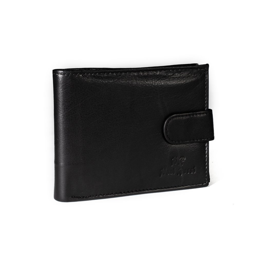 Kožená peněženka Paul Rossi N992L-GTN černá | Baag.cz