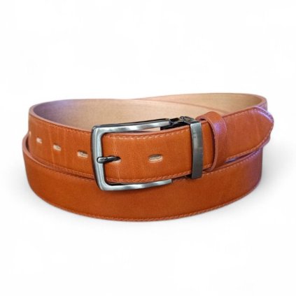 Pánský kožený opasek Penny Belts Julian světle hnědý
