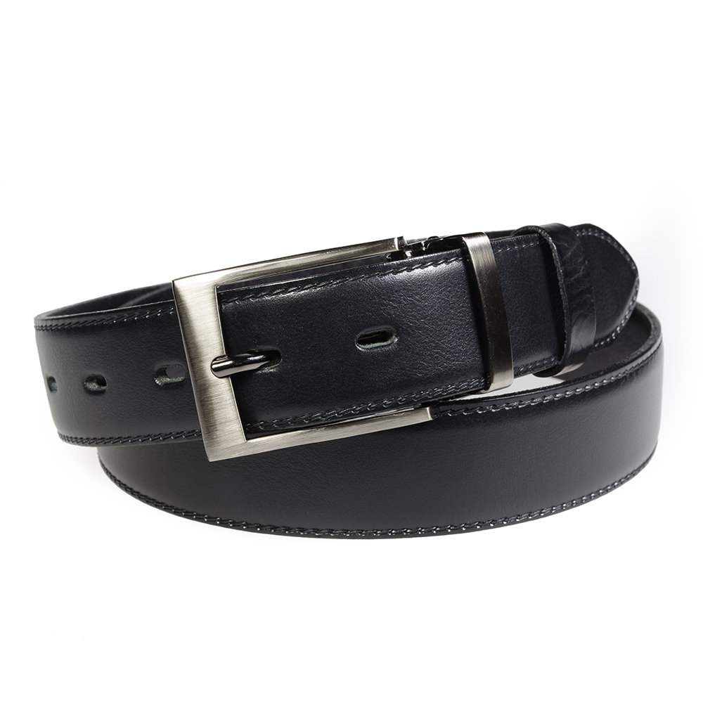 Pánský kožený opasek Penny Belts Frederico černý Délka: 95 cm