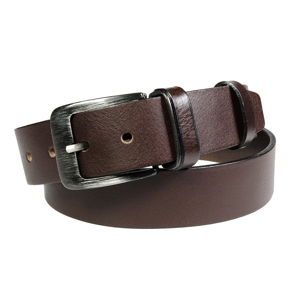 Pánský kožený opasek Penny Belts Alfonso hnědý Délka: 100 cm