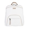 Luxusní dámský batoh do města Hexagona Jaune - bílý