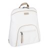 Luxusní dámský batoh do města Hexagona Jaune - bílý