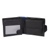 Kožená peněženka pro muže 4U Cavaldi N992L-SPN černá/modrá