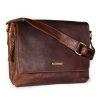 Kožená pánská taška SendiDesign SD-001 hnědá