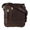 Kožená pánská taška SendiDesign M-702 hnědá