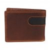 Malá pánská kožená peněženka SendiDesign B-012 hnědá