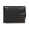Pánská kožená peněženka D-01L černá