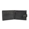 Pánská kožená peněženka D-01L černá