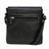 Kožená pánská taška crossbody Hexagona 461326 černá