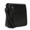 Kožená pánská taška crossbody Hexagona 461326 černá