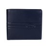 Kožená pánská peněženka Nivasaža N217-KNZ modrá