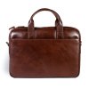 Luxusní kožená pánská taška Hexagona 129478 hnědá