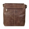 Kožená taška přes rameno Nivasaža N1301-HNT hnědá