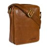 Kožená taška přes rameno SendiDesign Elegant cognac