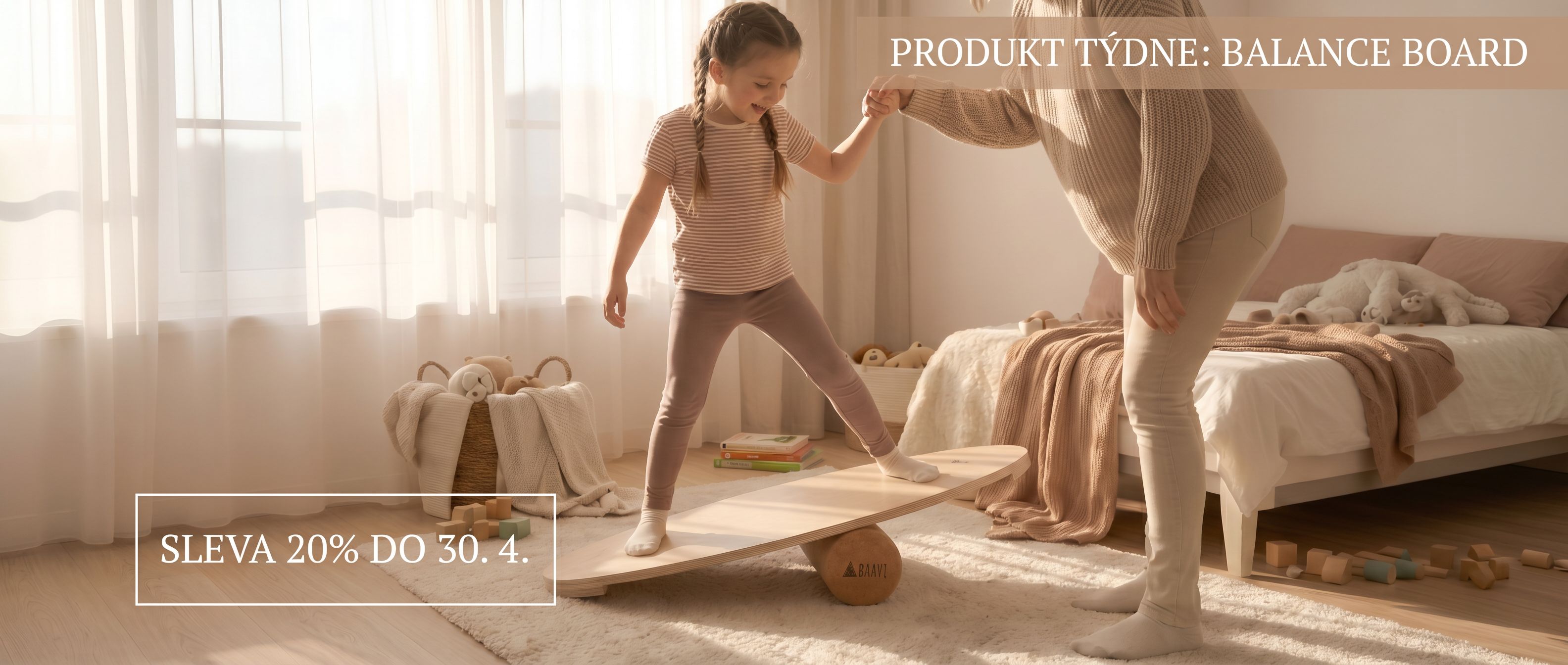 Produktem posledního BaaVi narozeninového týdne je Balance Baoard za bezkonkurenční cenu.