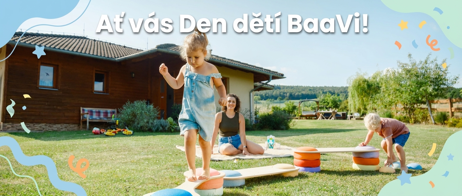 Ať je mezinárodní den dětí jejich den - ať si hrají s našimi dřevěnými hračkami nebo prostě nic nedělají.