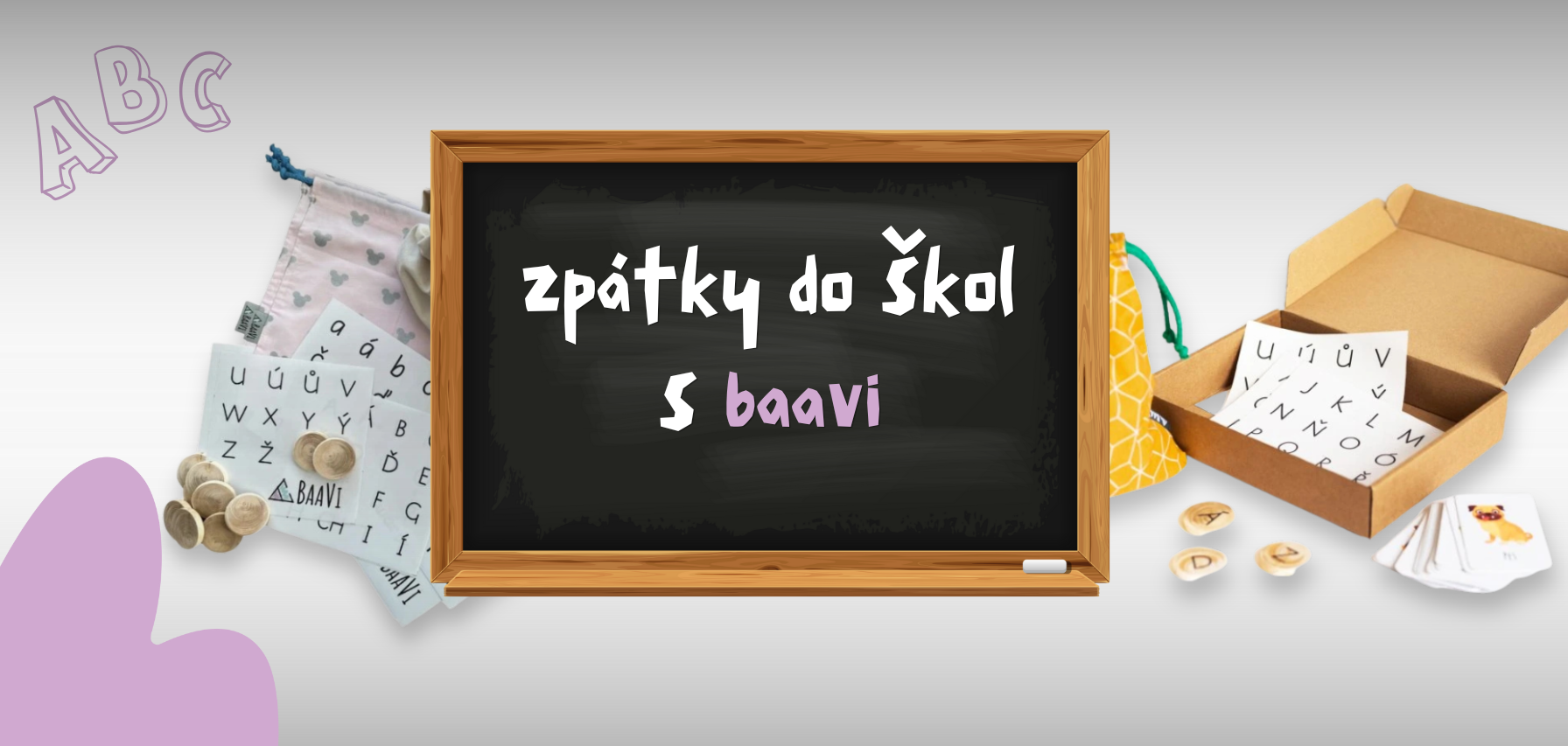 Zpátky do školy s BaaVi. Ať vaše děti dřevěná abeceda baví!