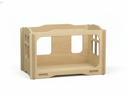 Dřevěný domeček pro panenky 1x patro