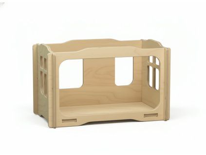 Wooden dollhouse 1x floor