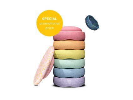 Stapelstein® Spring Special Rainbow Set pastel