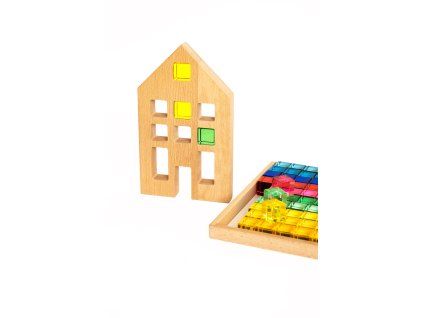 Wooden nesting houses