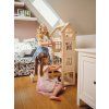 Wooden dollhouse 3+1