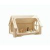 Wooden dollhouse 1x roof