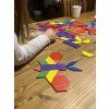Wooden colorful puzzle