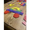 Wooden colorful puzzle