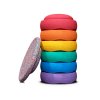 Stapelstein Rainbow set Classic + Confetti board 6+1