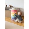 Stapelstein Rainbow set Pastel + Confetti board 6+1